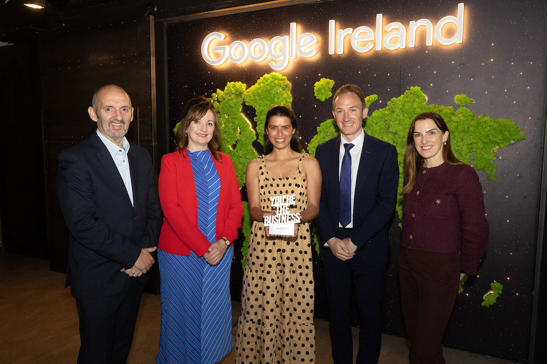 IPERA founder at Google Ireland during the You’re the Business recognition event.
